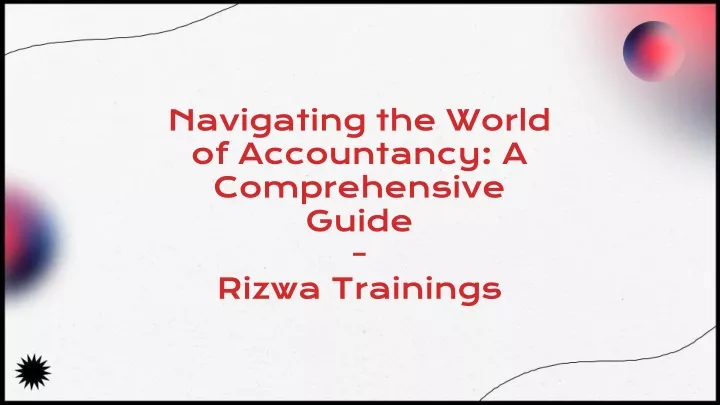 navigating the world of accountancy