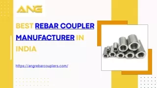 Best Rebar Coupler Manufacturer in India
