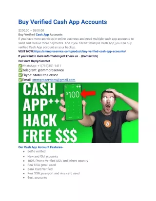 3 Best Sites To Buy Verified Cash App Accounts