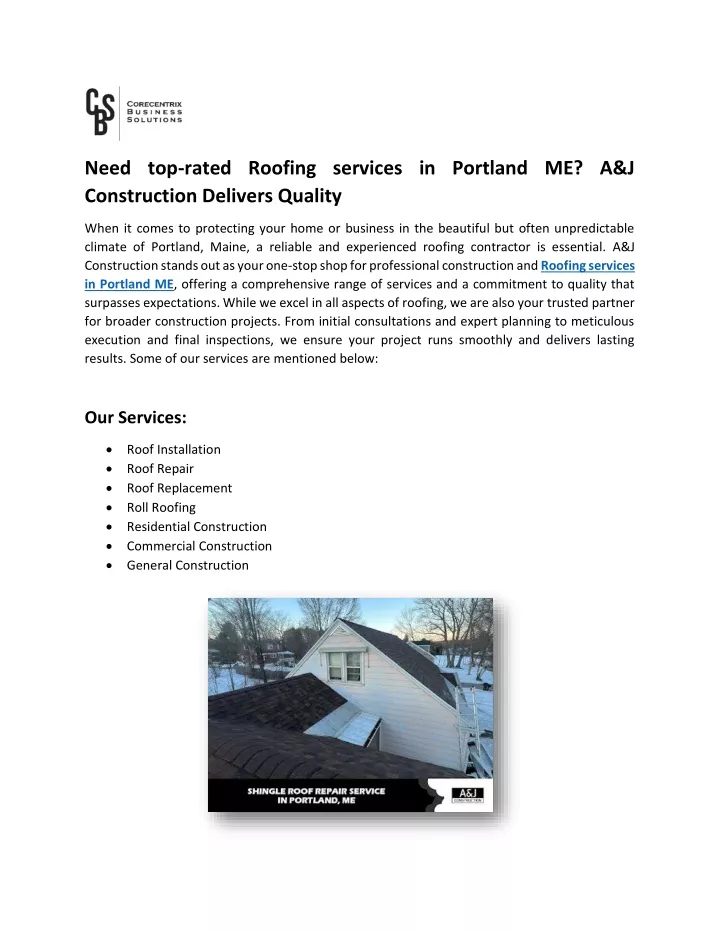 need top rated roofing services in portland