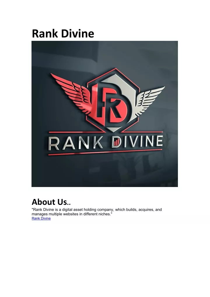 rank divine