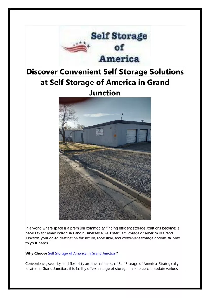 discover convenient self storage solutions