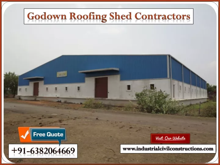 godown roofing shed contractors