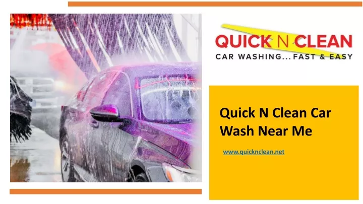 quick n clean car wash near me