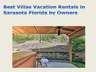 Best Villas Vacation Rentals in Sarasota Florida by Owners