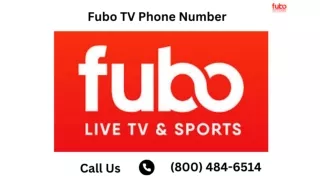 Contact (800) 484-6514 | Fubo TV Phone Number