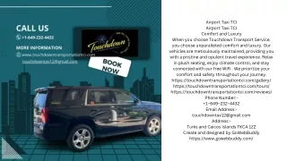 Airport Taxi TCI