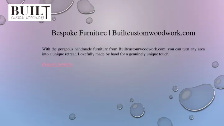 bespoke furniture builtcustomwoodwork com