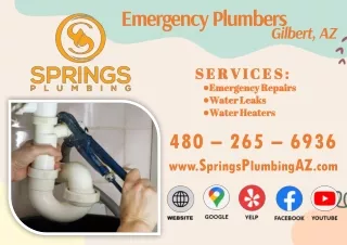 Emergency Plumbers Gilbert, AZ