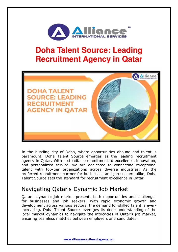 doha talent source leading recruitment agency