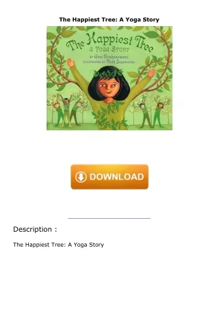 download The Happiest Tree: A Yoga Story