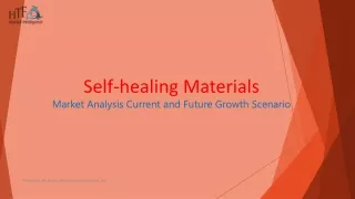 self healing materials market analysis current and future growth scenario