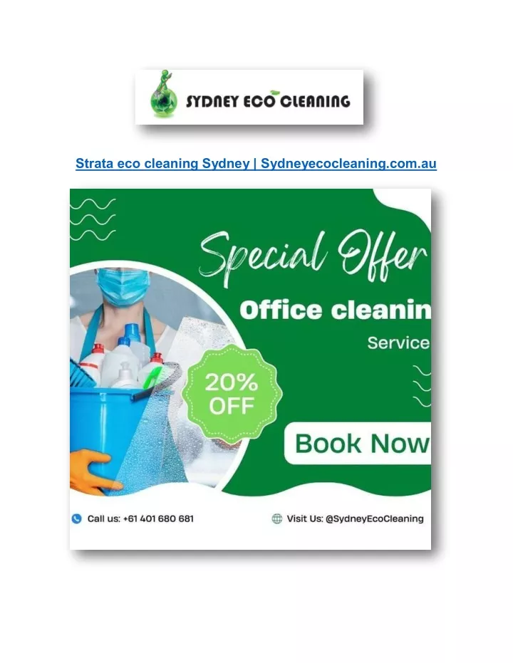 strata eco cleaning sydney sydneyecocleaning