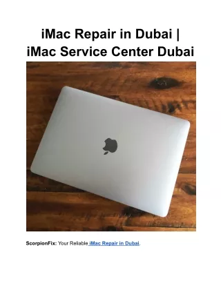 iMac Repair in Dubai _ iMac Service Center Dubai