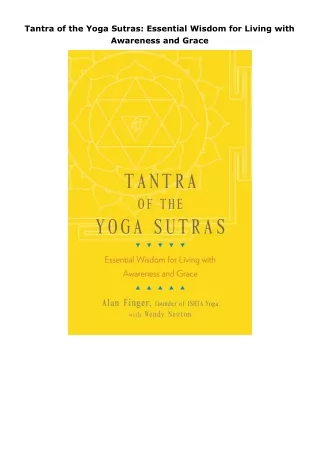 Tantra-of-the-Yoga-Sutras-Essential-Wisdom-for-Living-with-Awareness-and-Grace