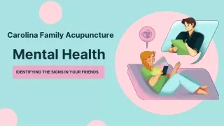 Meatal health problem with Carolina Family Acupuncture