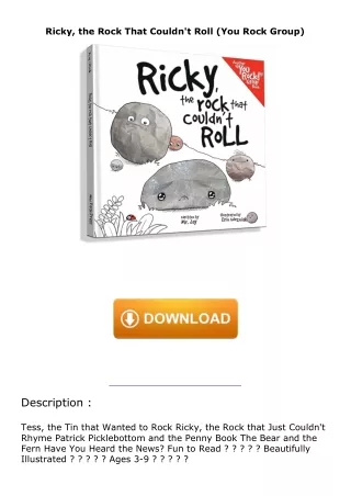 Pdf⚡️(read✔️online) Ricky, the Rock That Couldn't Roll (You Rock Group)