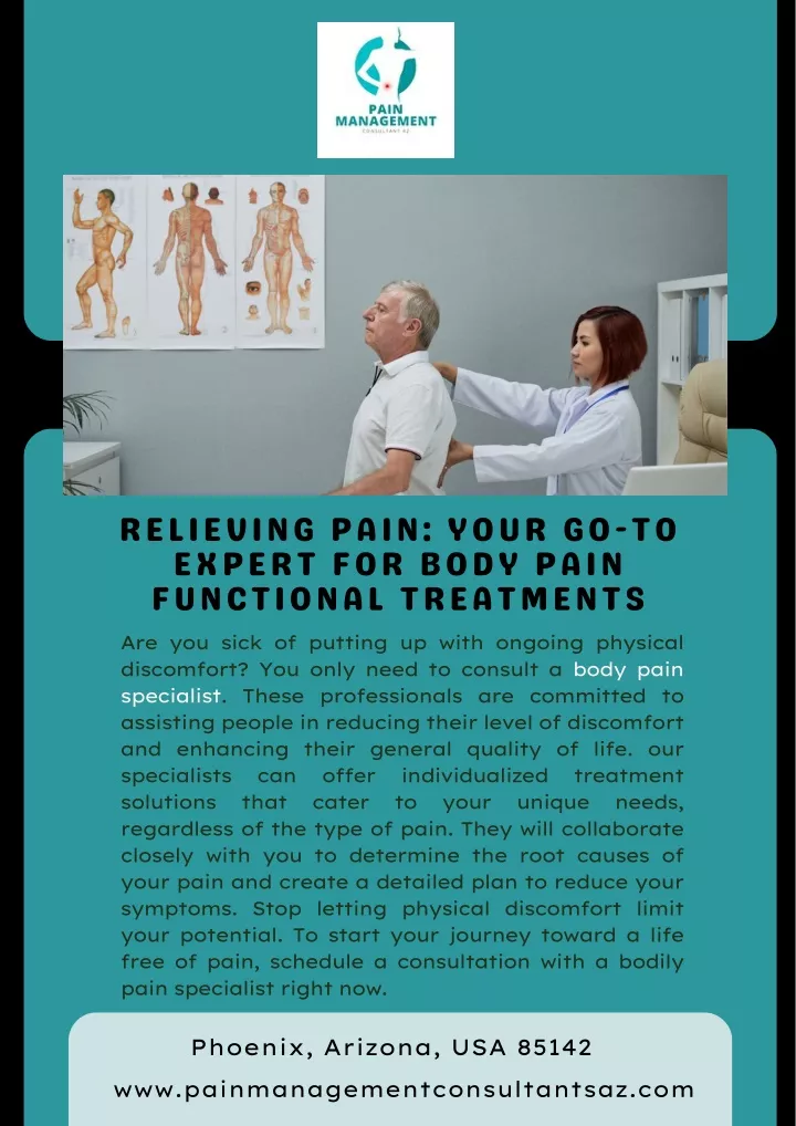 relieving pain your go to expert for body pain