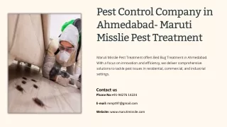 Bed Bug Treatment in Ahmedabad, Best Bed Bug Treatment in Ahmedabad
