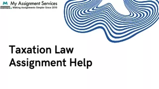 Download free ppt taxation law assignment help