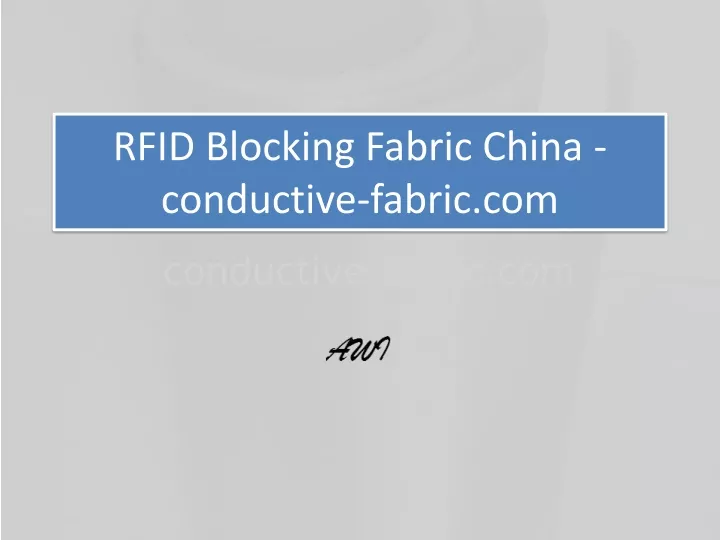 rfid blocking fabric china conductive fabric com