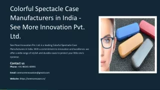 Colorful Spectacle Case Manufacturers in India, Best Colorful Spectacle Case Man