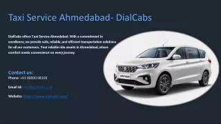 Taxi Service Ahmedabad, Best Taxi Service Ahmedabad