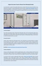 Upgrade Your Space with a Stylish Shower Door Minneapolis - slide 1