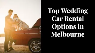 Luxury Wedding Car Hire Melbourne