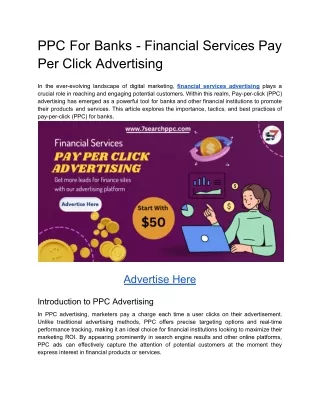 Financial Services Advertising | Finance Native Ads