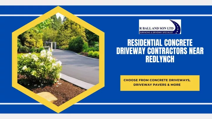 residential concrete driveway contractors near