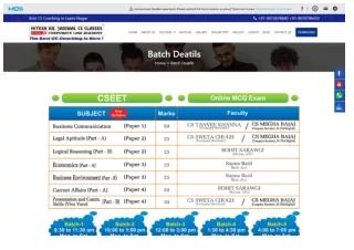 Best CSEET COACHING IN DELHI.