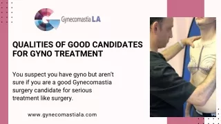 Qualities of Good Candidates for Gyno Treatment