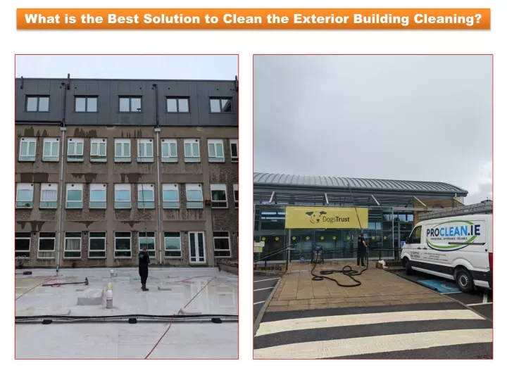 what is the best solution to clean the exterior