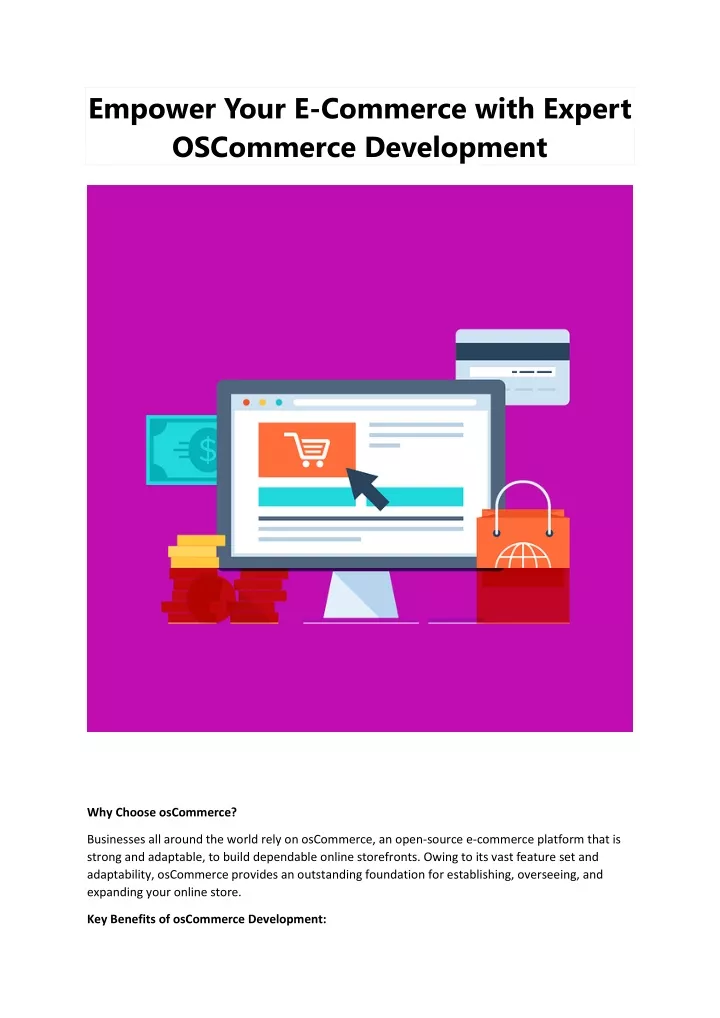 empower your e commerce with expert oscommerce