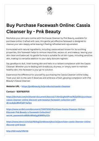 _Buy Purchase Facewash Online Cassia Cleanser by - Pnk Beauty-pages-deleted