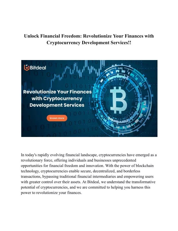 unlock financial freedom revolutionize your