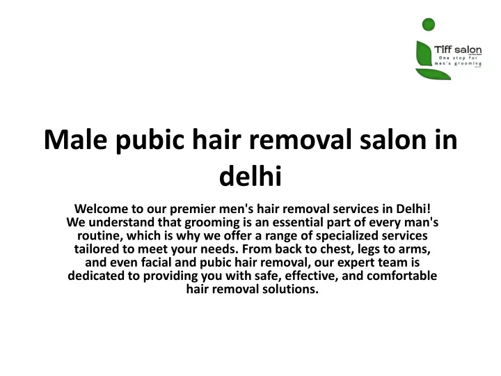 male pubic hair removal salon in delhi