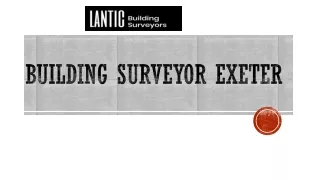 Building surveyor Exeter