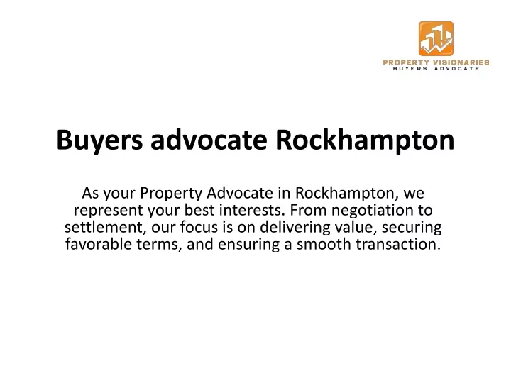 buyers advocate rockhampton