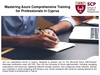 Mastering Azure Comprehensive Training for Professionals in Cyprus