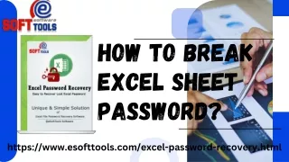 How to break Excel Sheet Password?