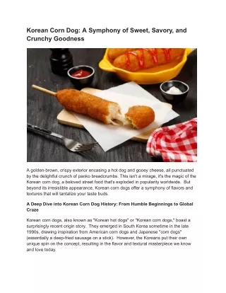 Korean Corn Dog