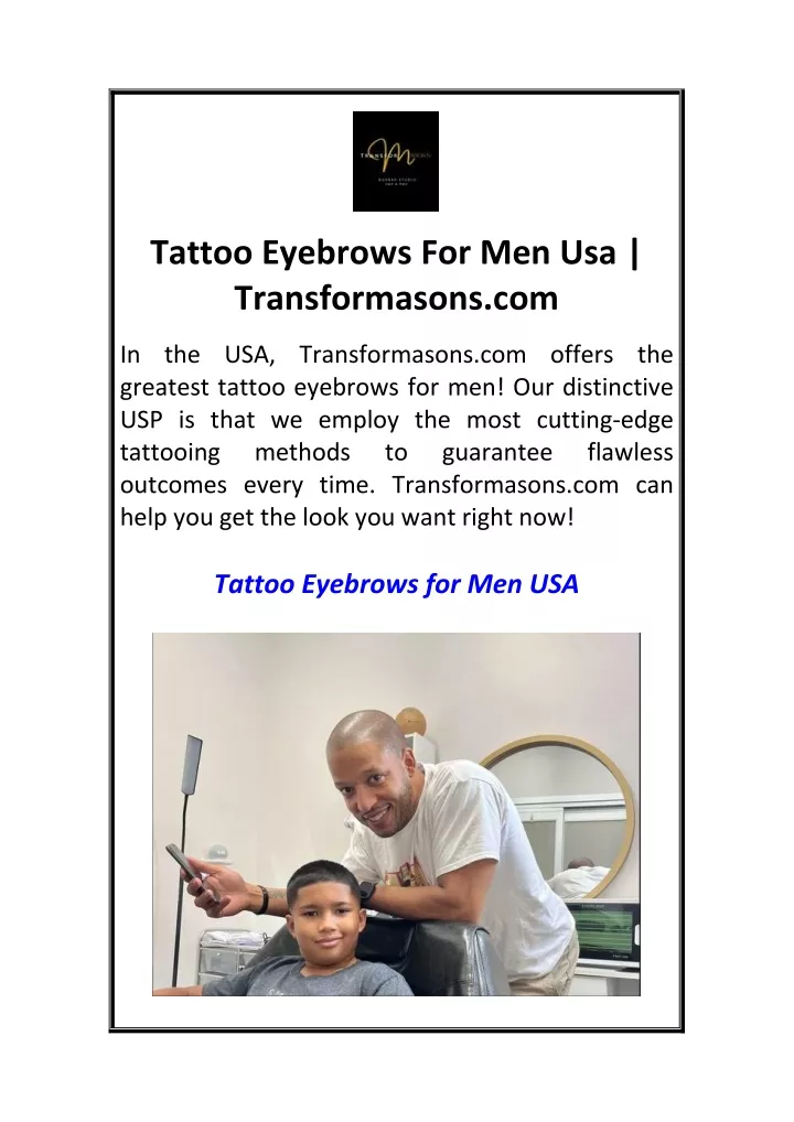 tattoo eyebrows for men usa transformasons com