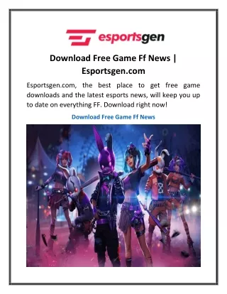 Download Free Game Ff News Esportsgen