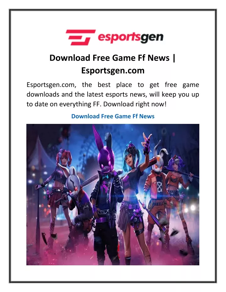 download free game ff news esportsgen com
