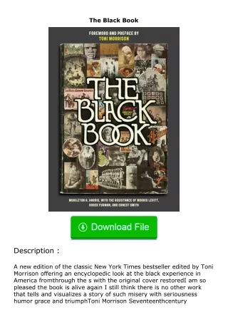 ❤PDF⚡ The Black Book