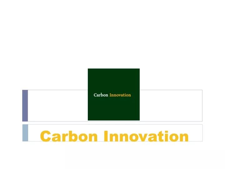 carbon innovation