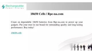 18650 Cells Rpe-na.com