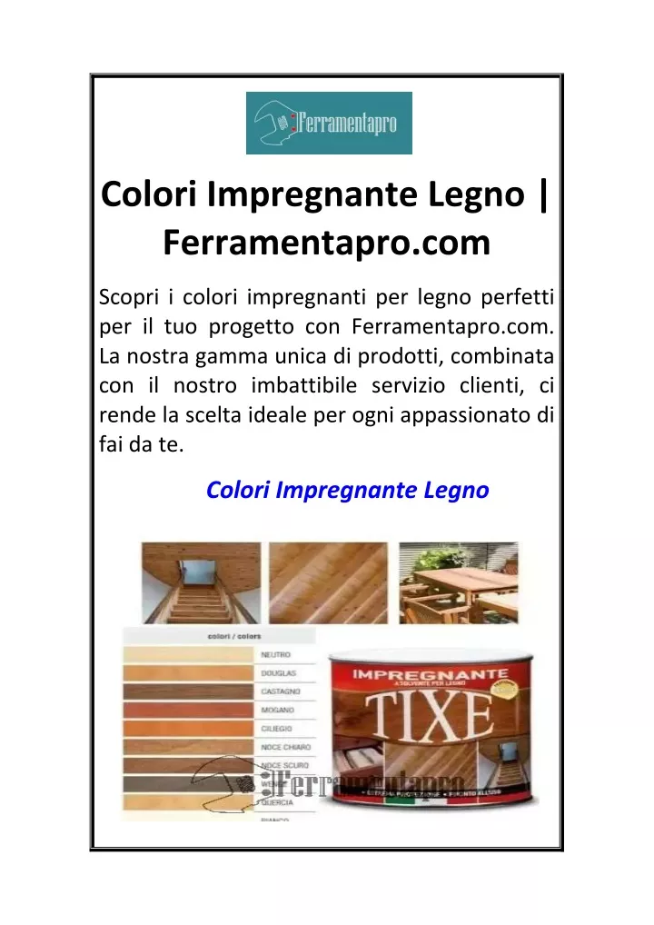 colori impregnante legno ferramentapro com